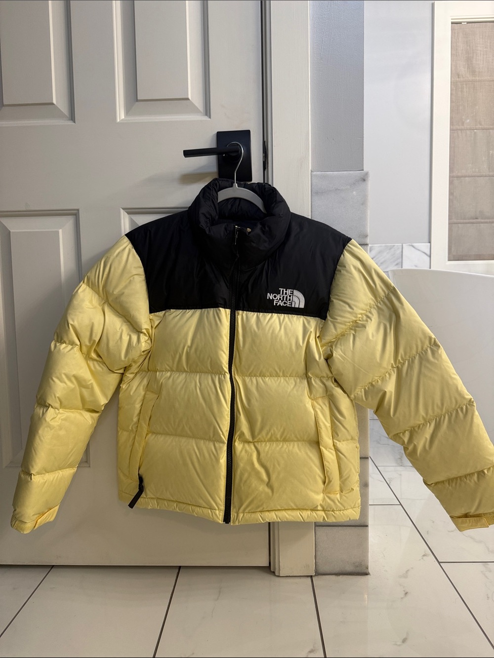 The North Face Women’s Medium Yellow and Black Puffer Jacket